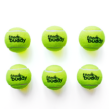 Load image into Gallery viewer, Premium Feed Buddy Tennis Balls x 6
