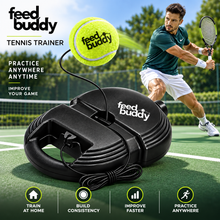 Load image into Gallery viewer, Feed Buddy Solo Tennis Trainer
